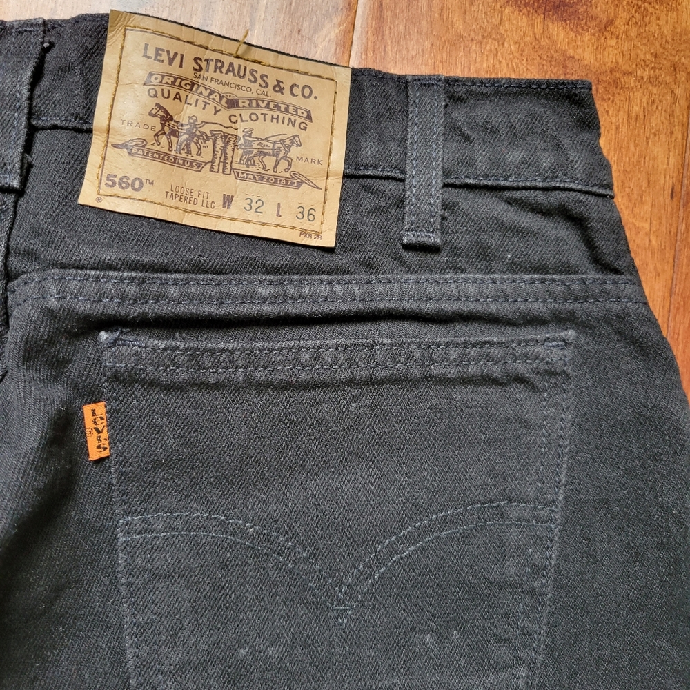 Vintage LEVIS Tapered Relaxed Orange Tab 560 Jeans USA 32x36 (30×36)
